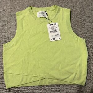 Zara Bright Lime Tank Top
